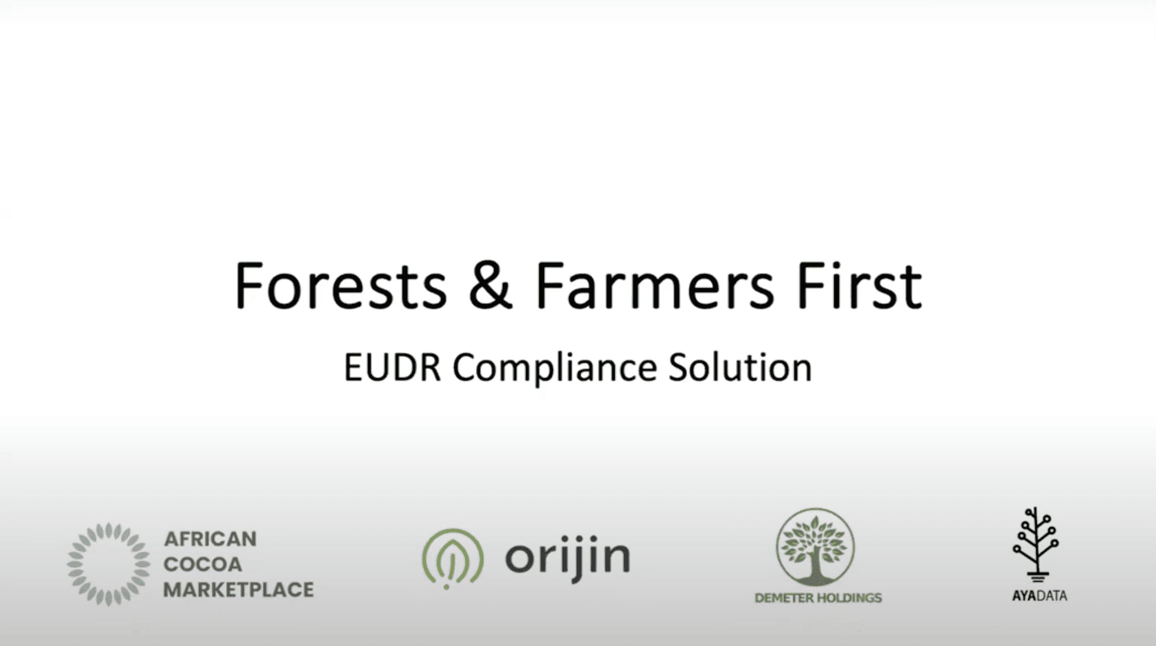 Webinar Recap: Forests and Farmers First EUDR Compliance Solution
